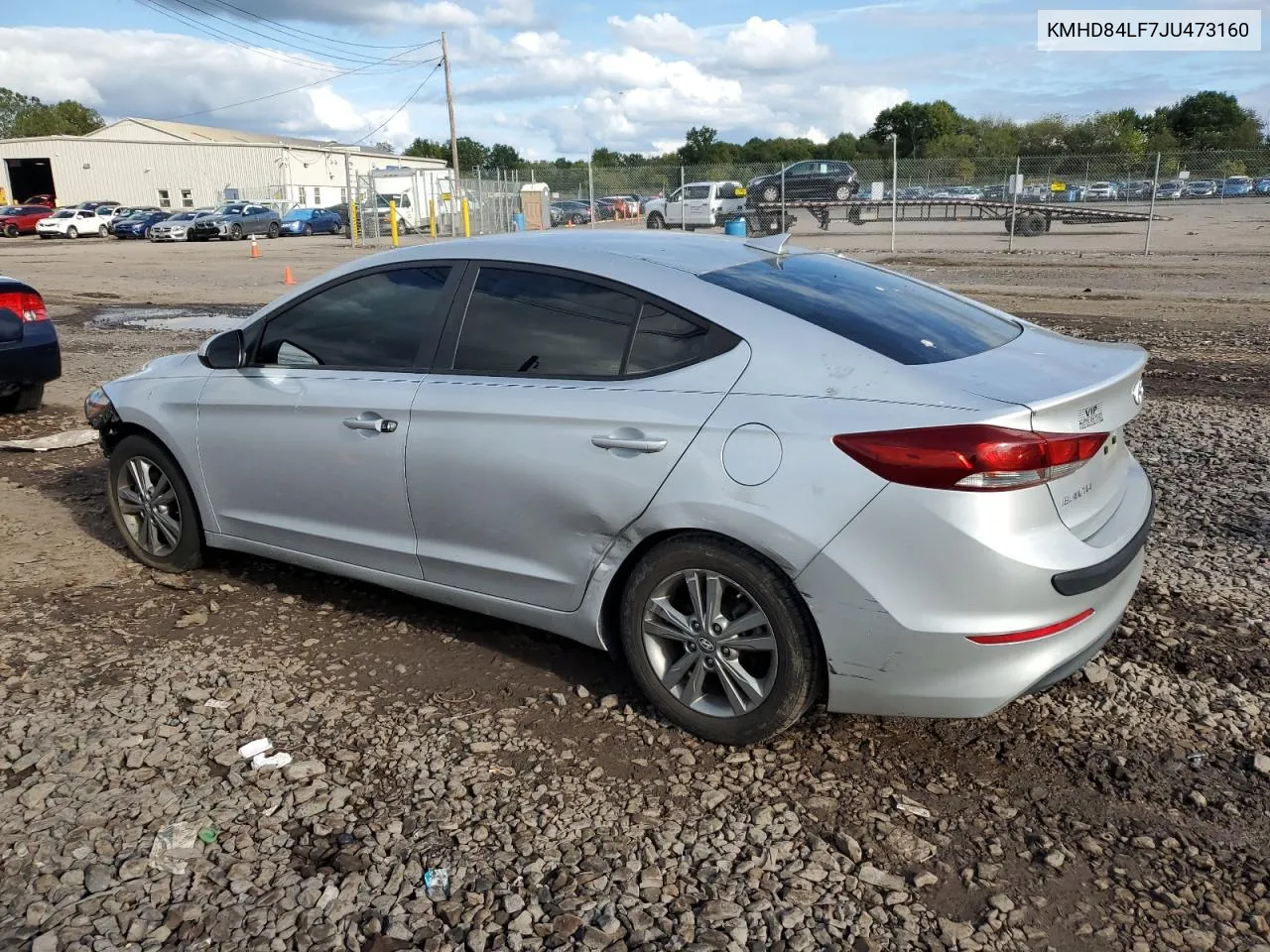 2018 Hyundai Elantra Sel VIN: KMHD84LF7JU473160 Lot: 73930474