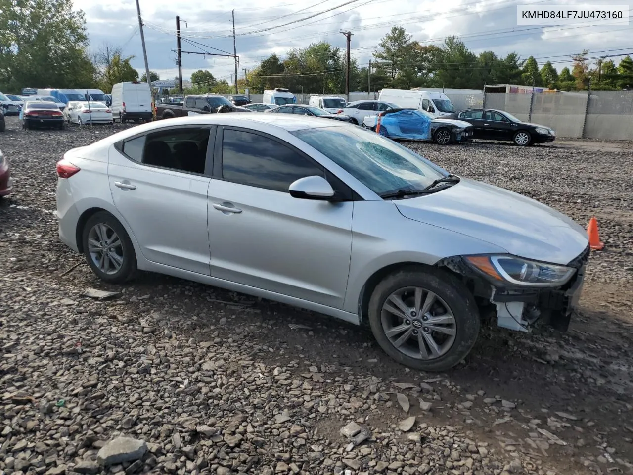 2018 Hyundai Elantra Sel VIN: KMHD84LF7JU473160 Lot: 73930474