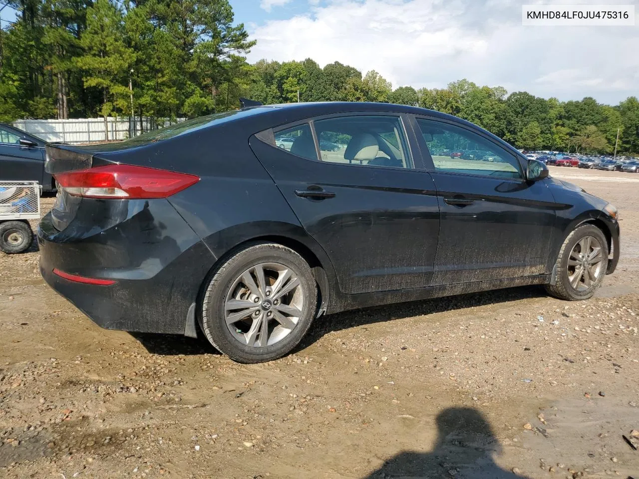 2018 Hyundai Elantra Sel VIN: KMHD84LF0JU475316 Lot: 73975474