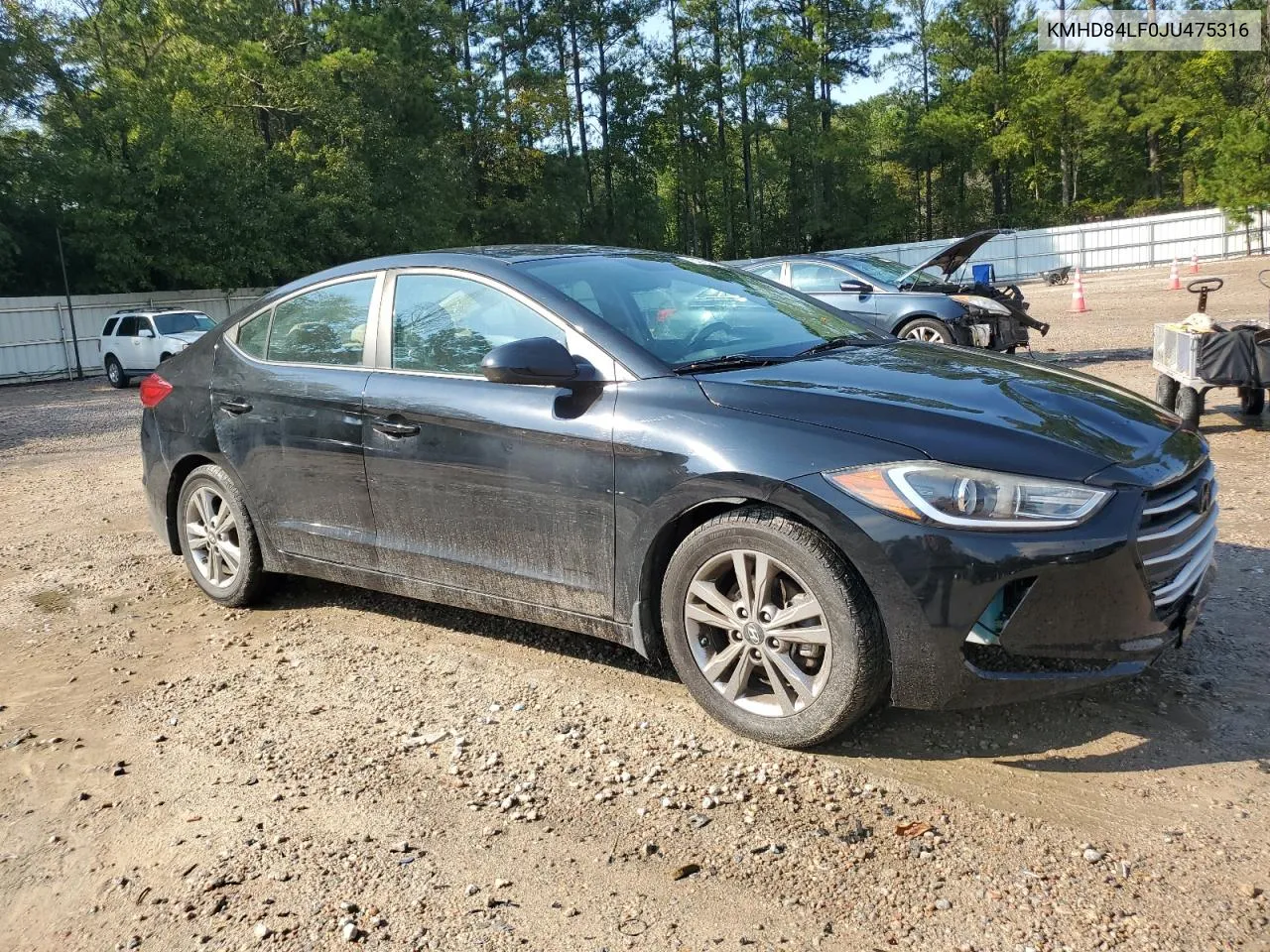 2018 Hyundai Elantra Sel VIN: KMHD84LF0JU475316 Lot: 73975474