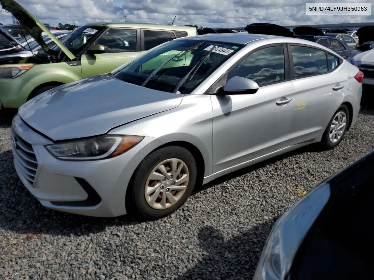 5NPD74LF9JH350963 2018 Hyundai Elantra Se