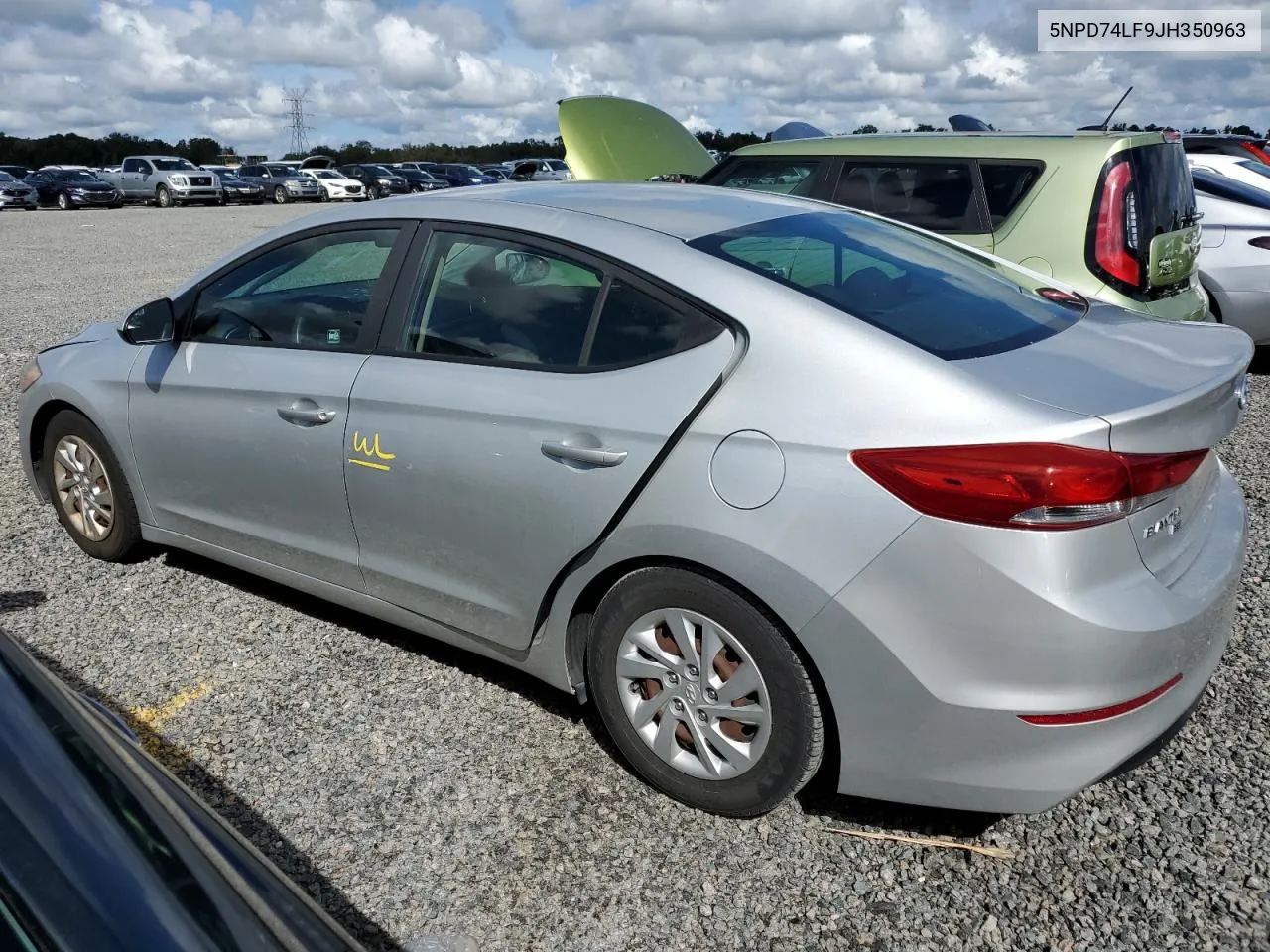 5NPD74LF9JH350963 2018 Hyundai Elantra Se