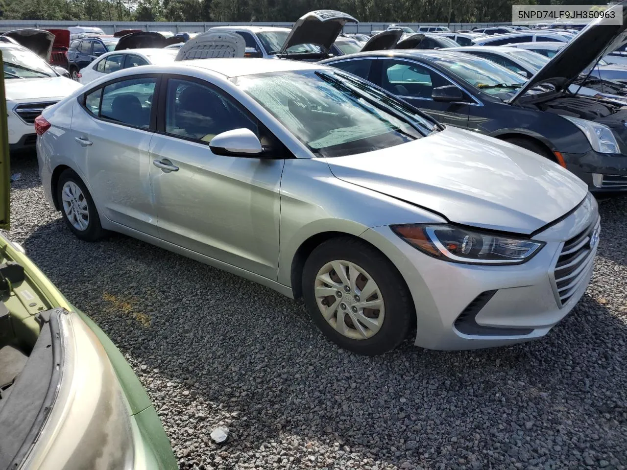 5NPD74LF9JH350963 2018 Hyundai Elantra Se