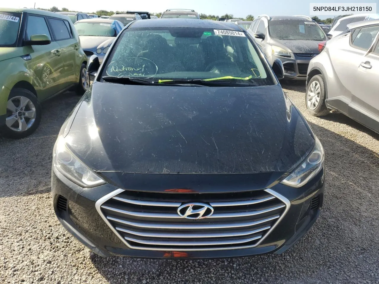 2018 Hyundai Elantra Sel VIN: 5NPD84LF3JH218150 Lot: 74085014