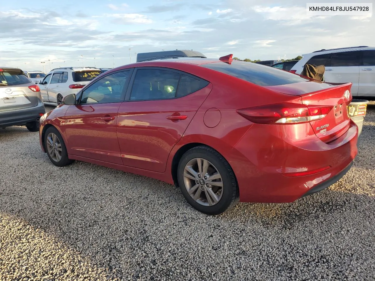 2018 Hyundai Elantra Sel VIN: KMHD84LF8JU547928 Lot: 74251174