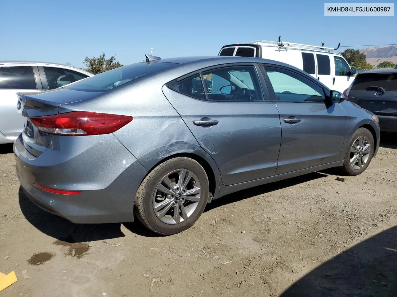 KMHD84LF5JU600987 2018 Hyundai Elantra Sel