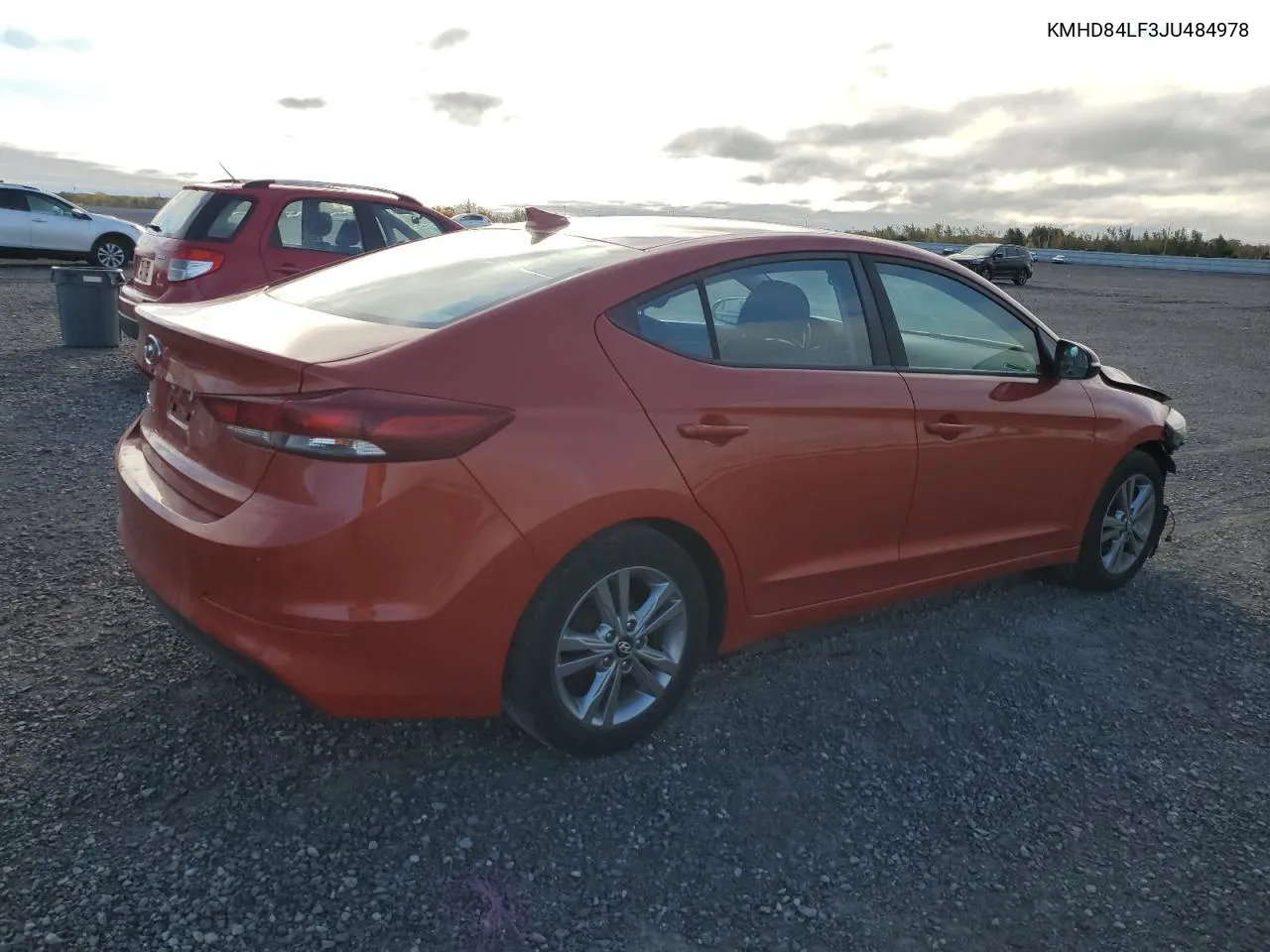 2018 Hyundai Elantra Sel VIN: KMHD84LF3JU484978 Lot: 74458034