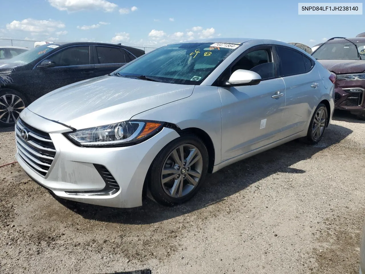 2018 Hyundai Elantra Sel VIN: 5NPD84LF1JH238140 Lot: 74471564