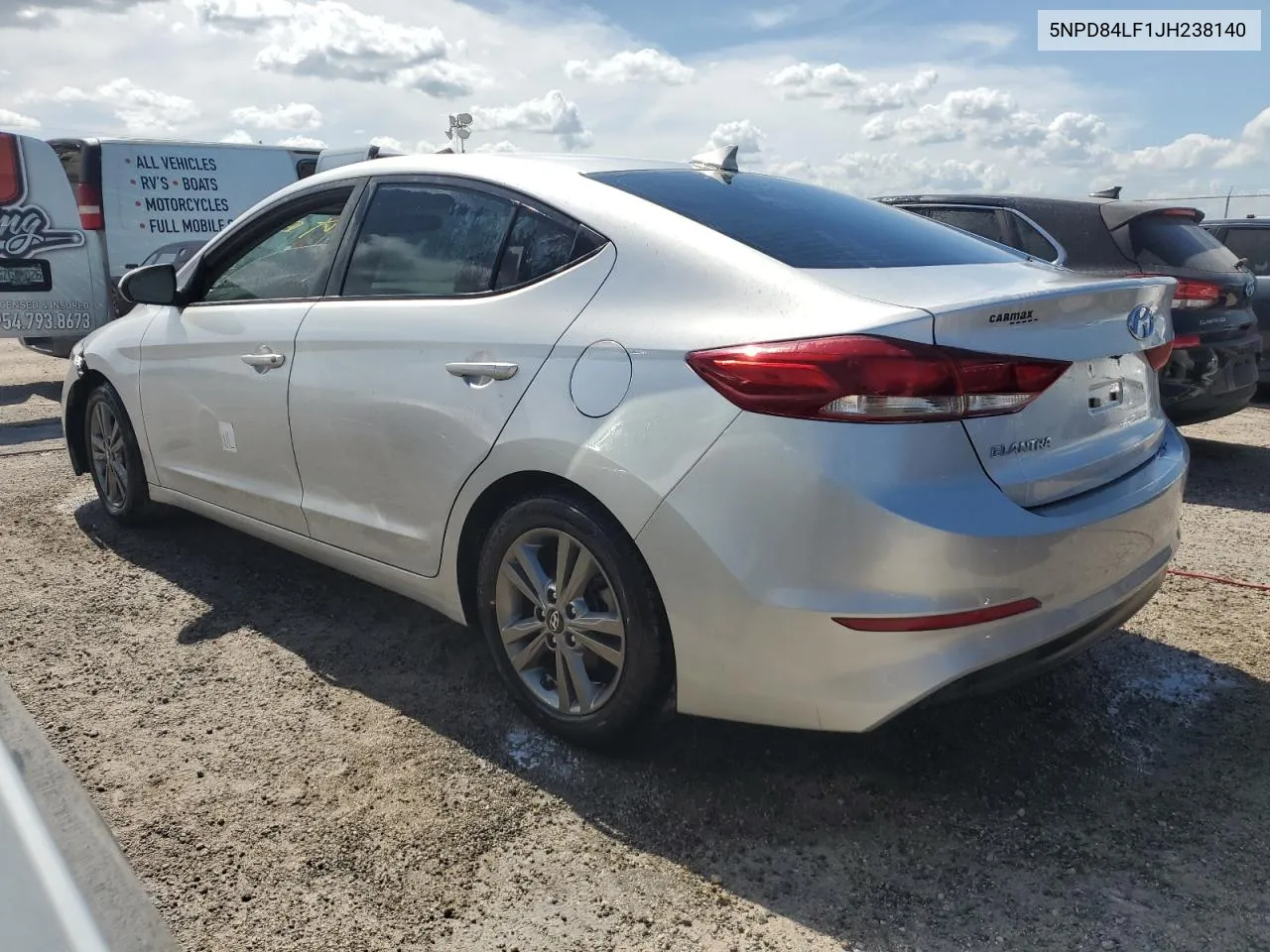 2018 Hyundai Elantra Sel VIN: 5NPD84LF1JH238140 Lot: 74471564