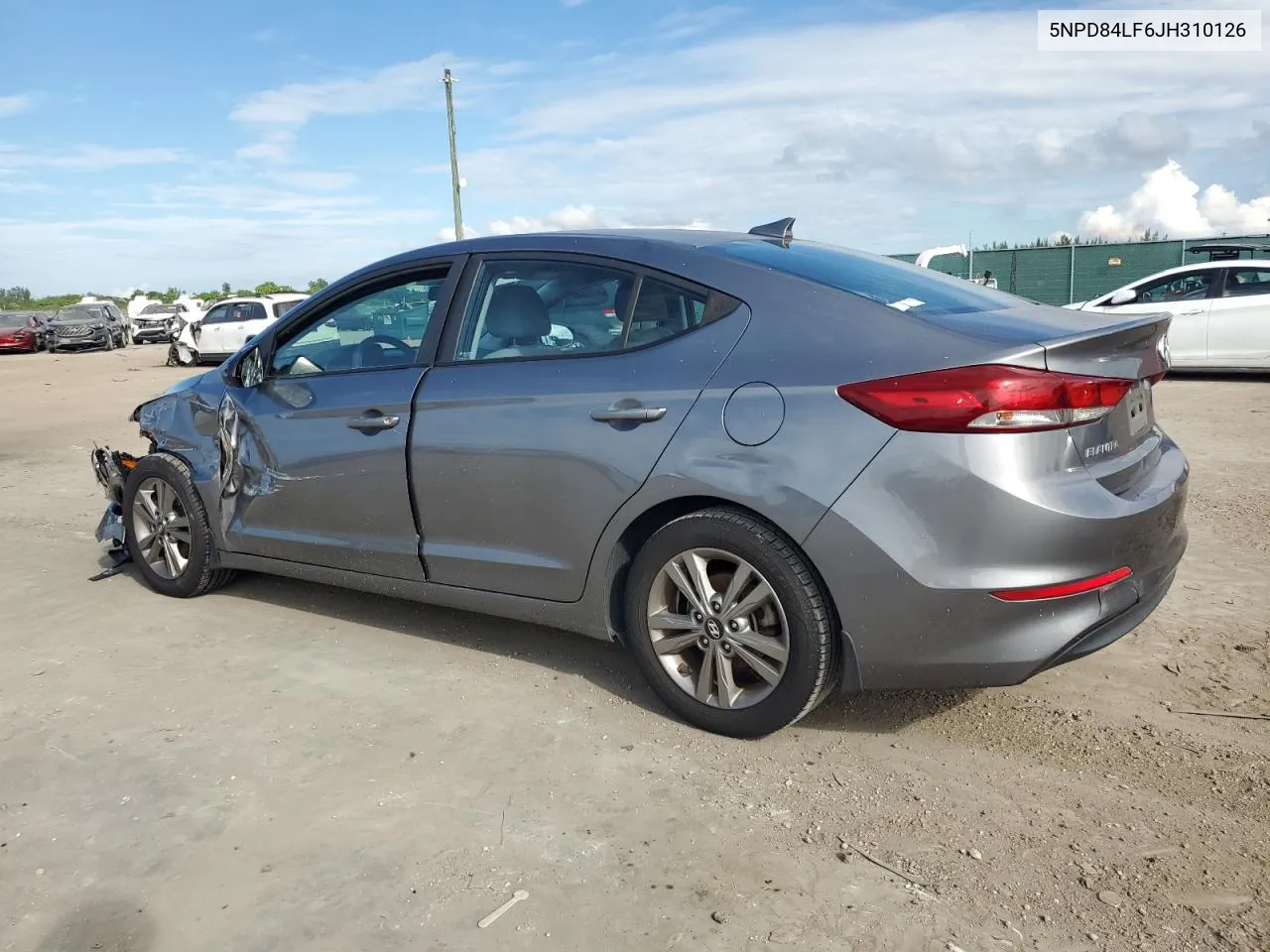 2018 Hyundai Elantra Sel VIN: 5NPD84LF6JH310126 Lot: 74611154