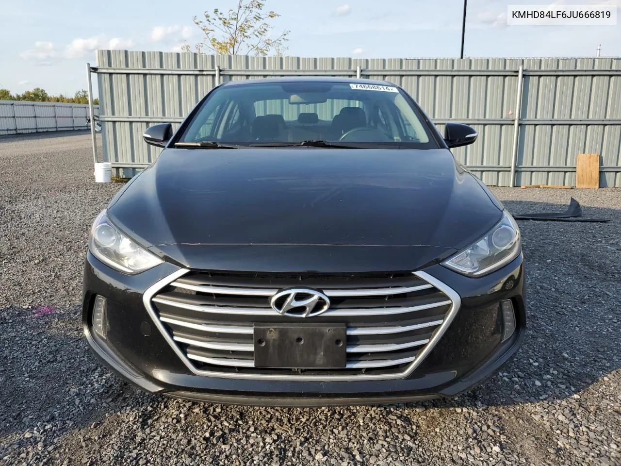 2018 Hyundai Elantra Sel VIN: KMHD84LF6JU666819 Lot: 74668614