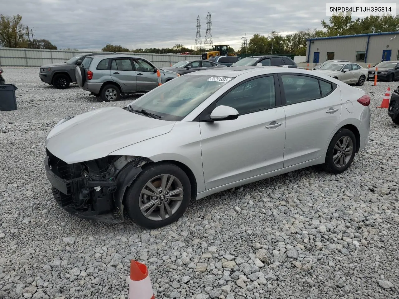 2018 Hyundai Elantra Sel VIN: 5NPD84LF1JH395814 Lot: 74791334