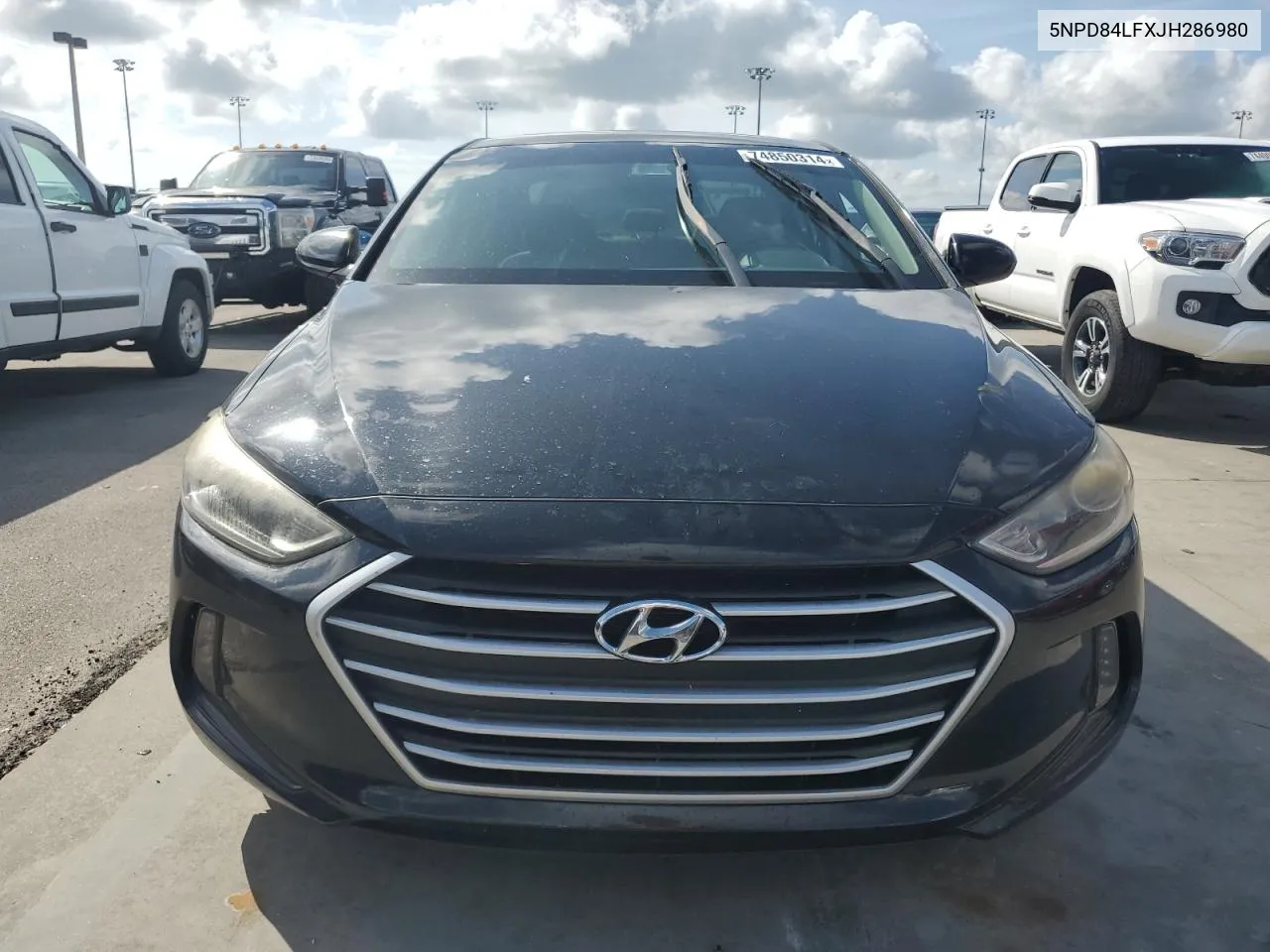 2018 Hyundai Elantra Sel VIN: 5NPD84LFXJH286980 Lot: 74850314