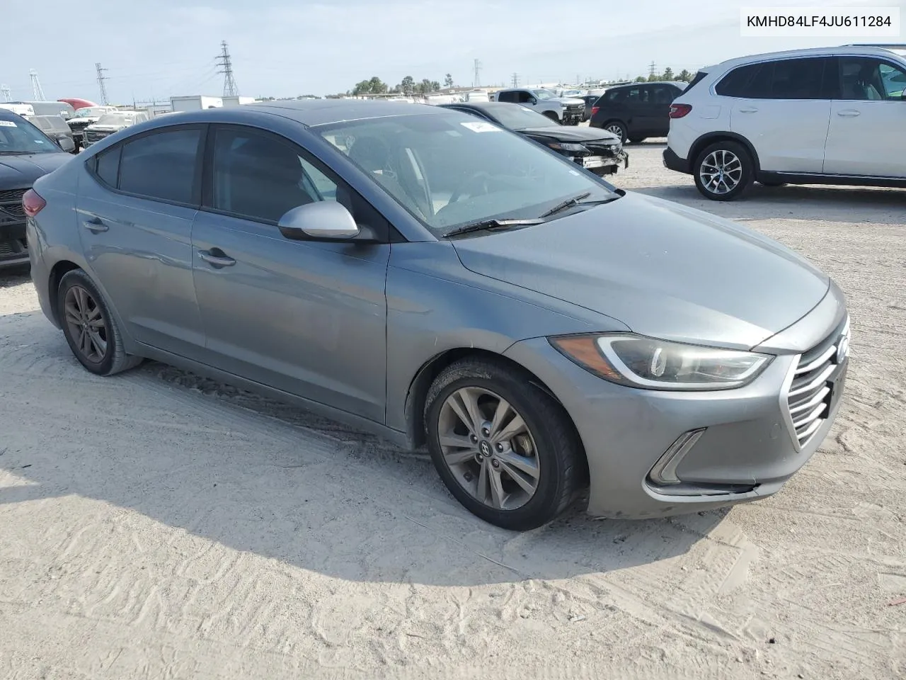 2018 Hyundai Elantra Sel VIN: KMHD84LF4JU611284 Lot: 74985734