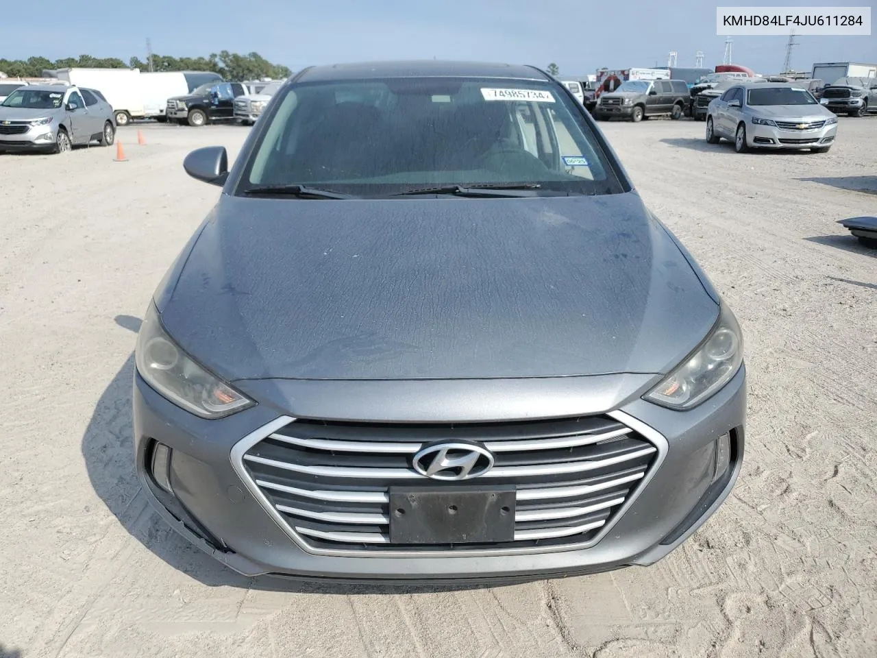 KMHD84LF4JU611284 2018 Hyundai Elantra Sel