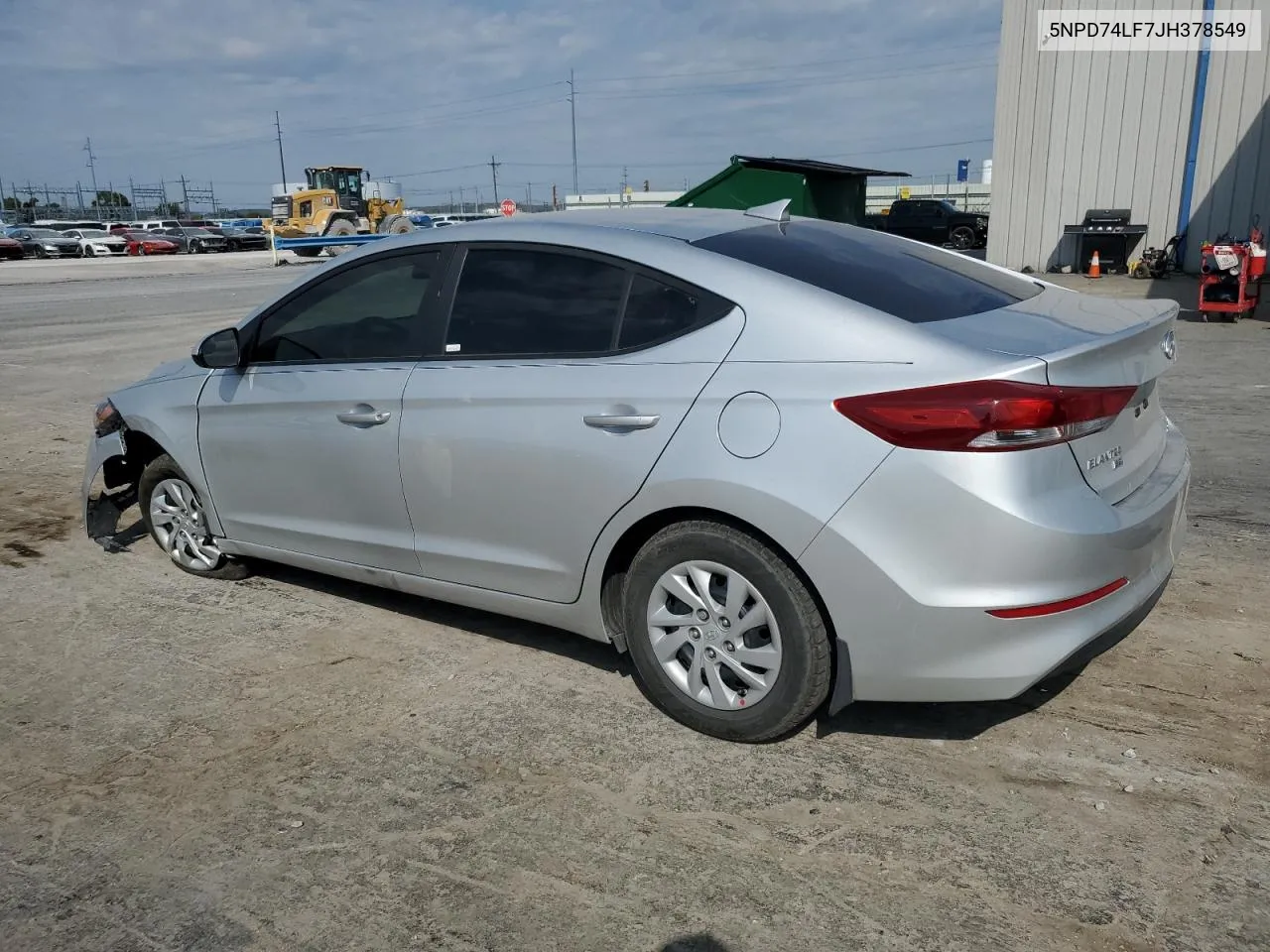 2018 Hyundai Elantra Se VIN: 5NPD74LF7JH378549 Lot: 75129584