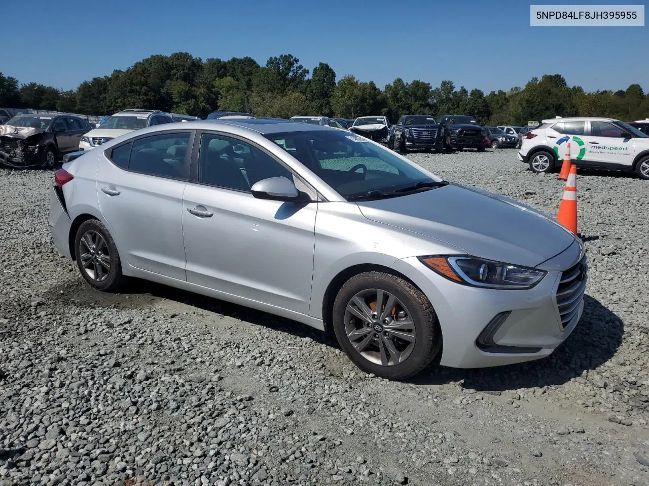 2018 Hyundai Elantra Sel VIN: 5NPD84LF8JH395955 Lot: 75619214