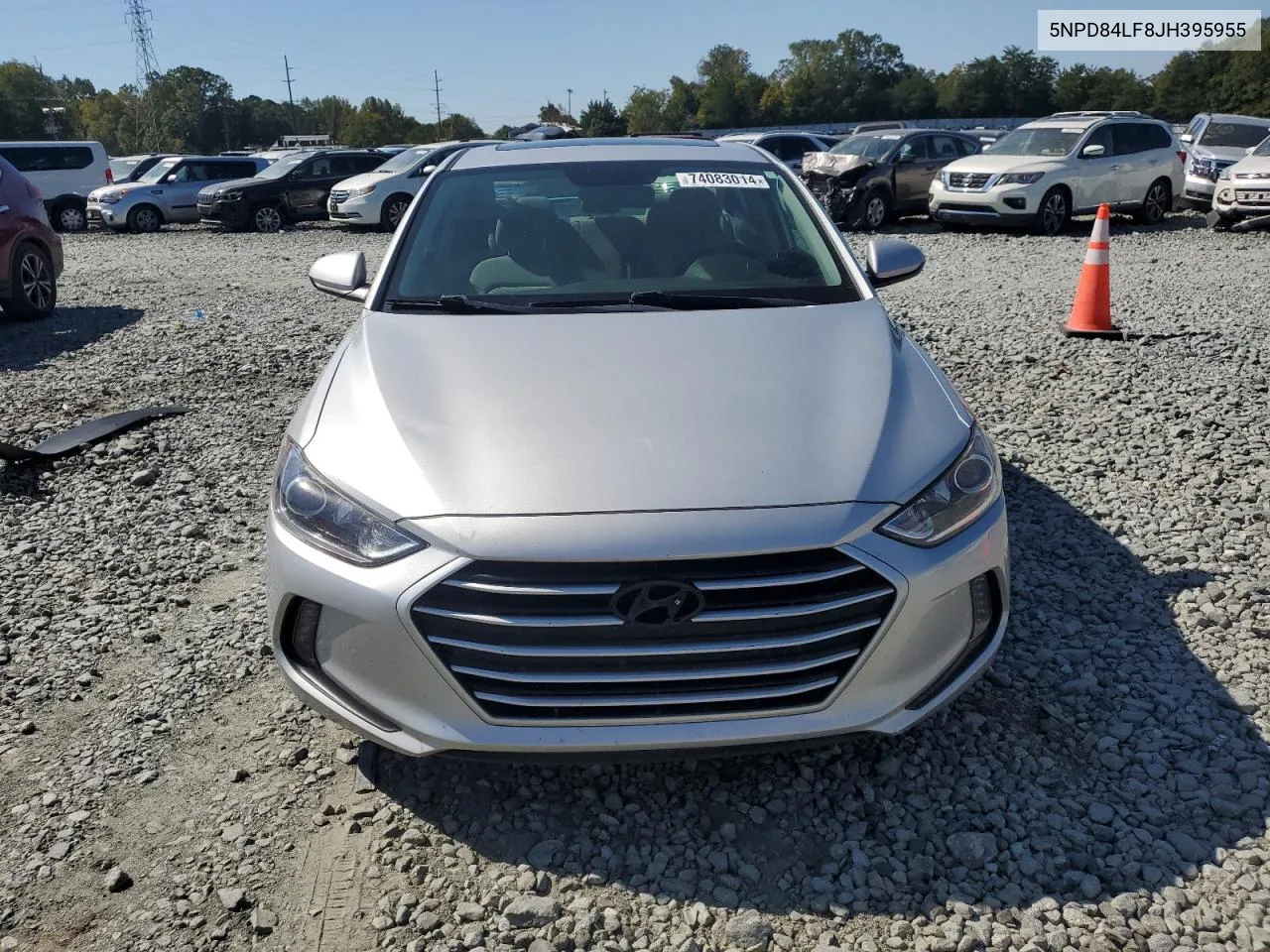 2018 Hyundai Elantra Sel VIN: 5NPD84LF8JH395955 Lot: 75619214