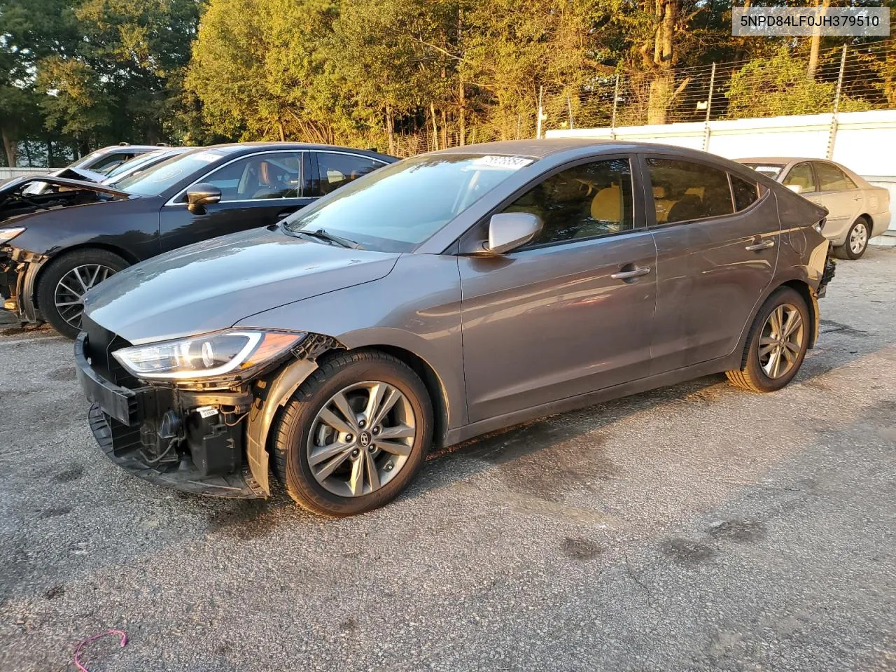 2018 Hyundai Elantra Sel VIN: 5NPD84LF0JH379510 Lot: 75826854