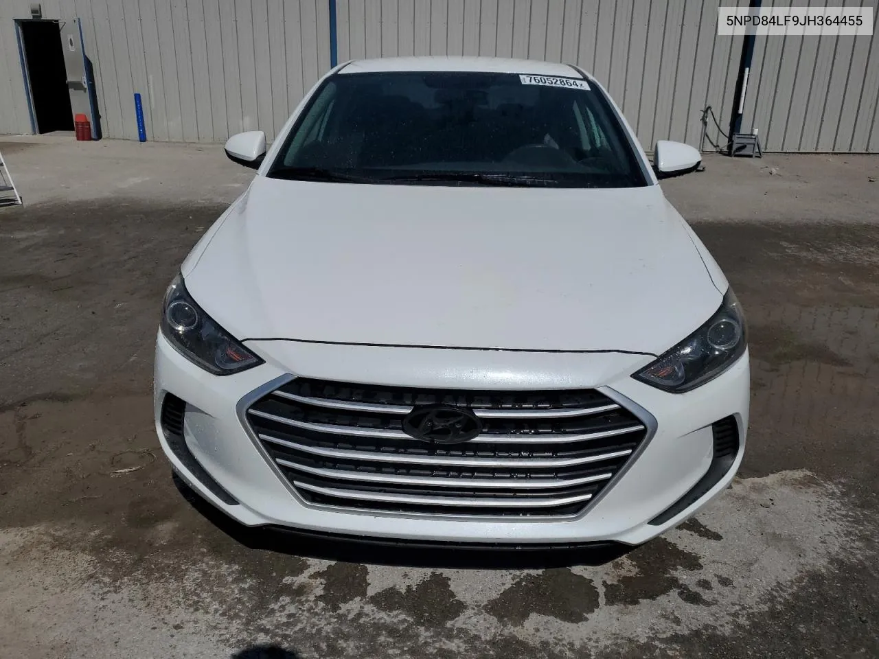 2018 Hyundai Elantra Sel VIN: 5NPD84LF9JH364455 Lot: 76052864