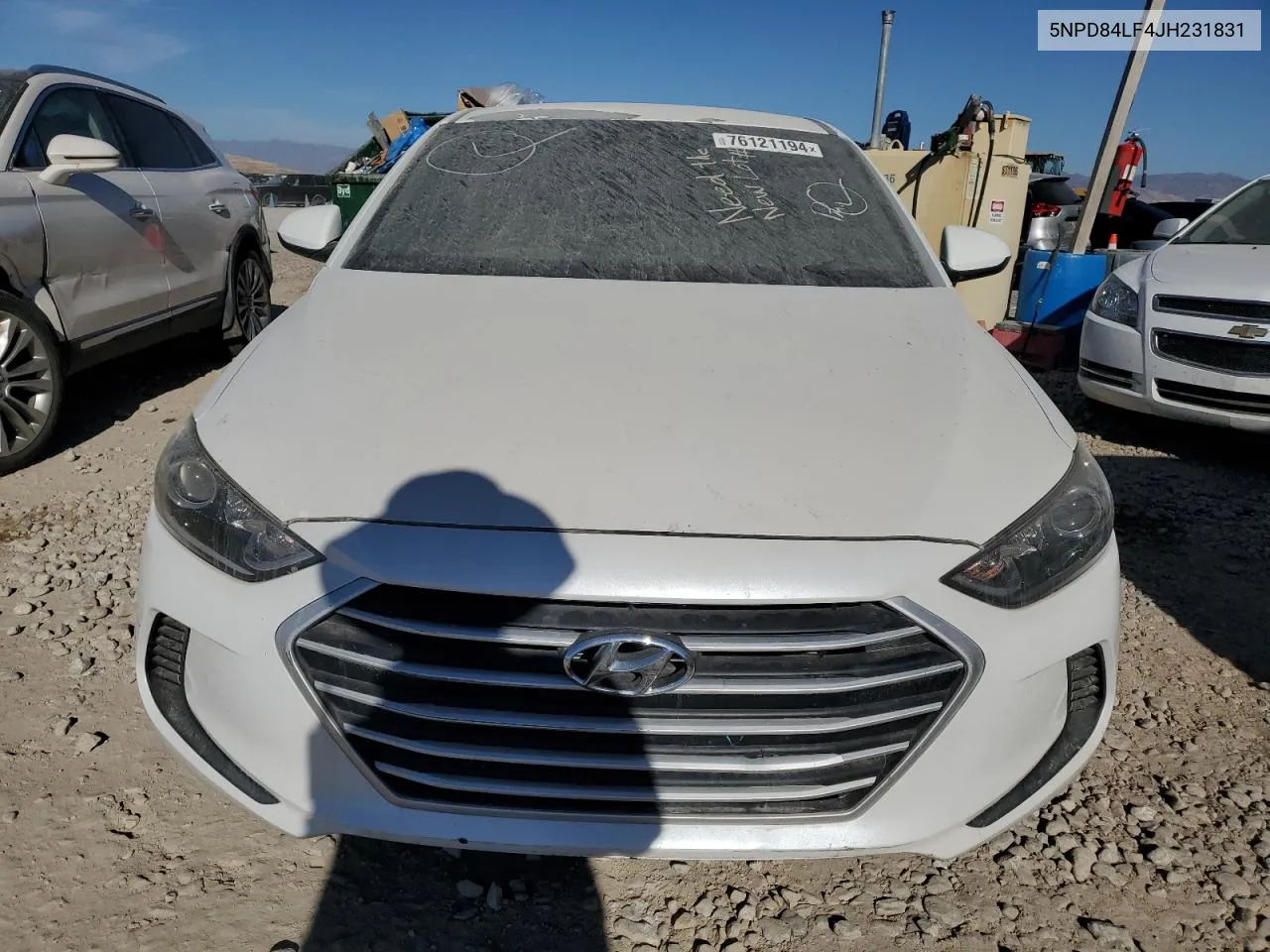 2018 Hyundai Elantra Sel VIN: 5NPD84LF4JH231831 Lot: 76121194