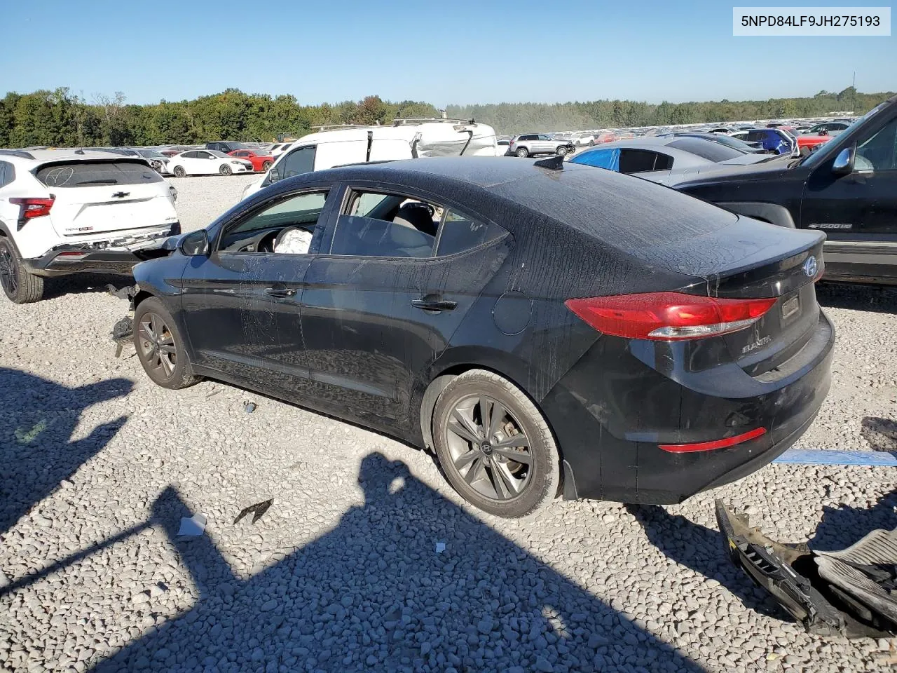 5NPD84LF9JH275193 2018 Hyundai Elantra Sel