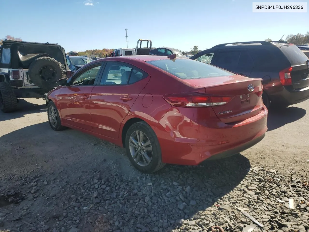 5NPD84LF0JH296336 2018 Hyundai Elantra Sel