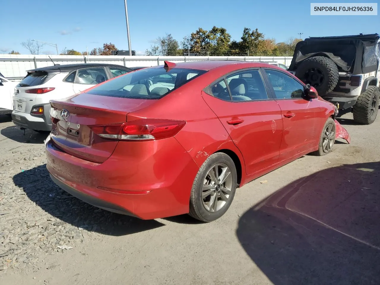 5NPD84LF0JH296336 2018 Hyundai Elantra Sel