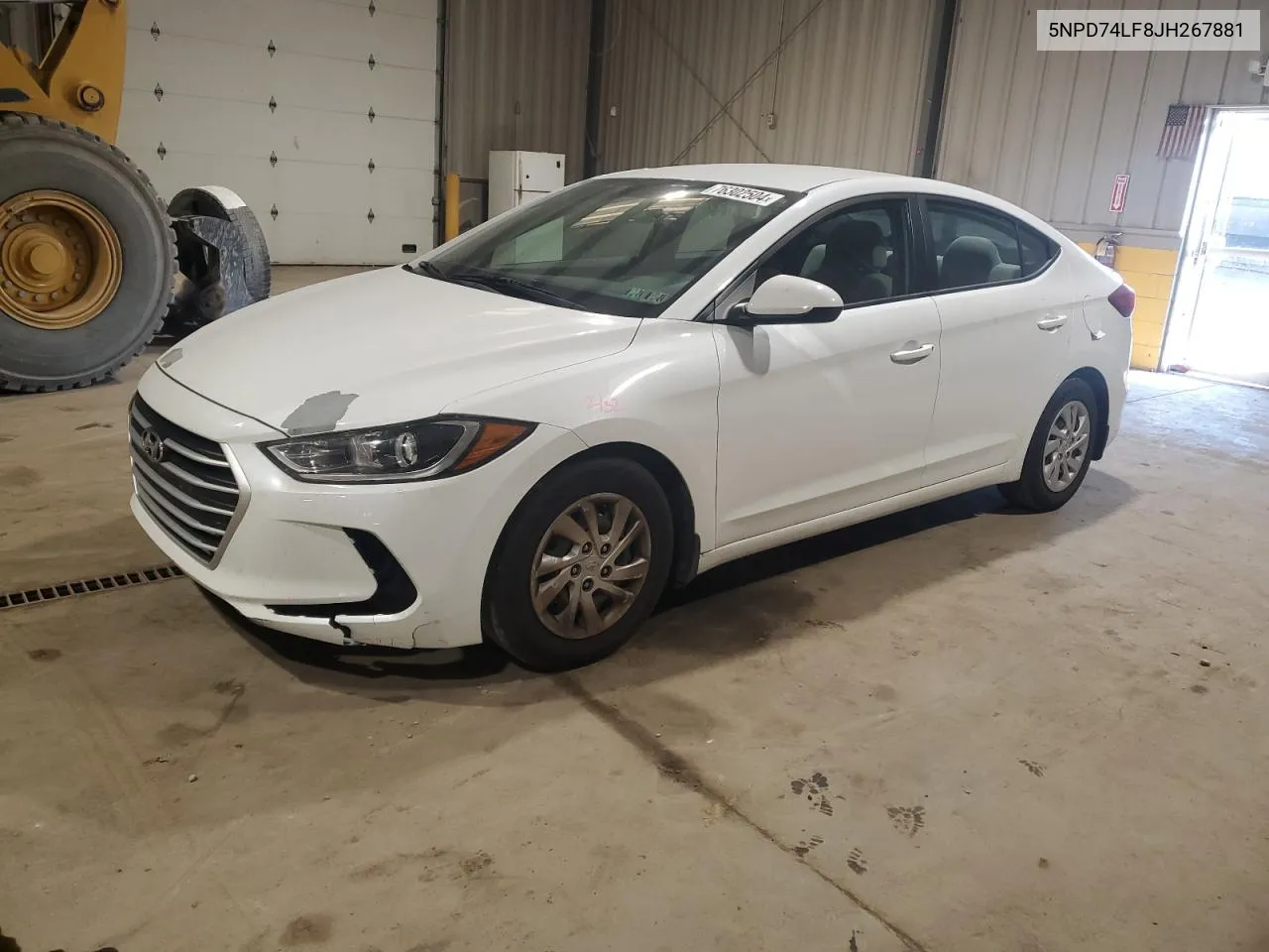 5NPD74LF8JH267881 2018 Hyundai Elantra Se