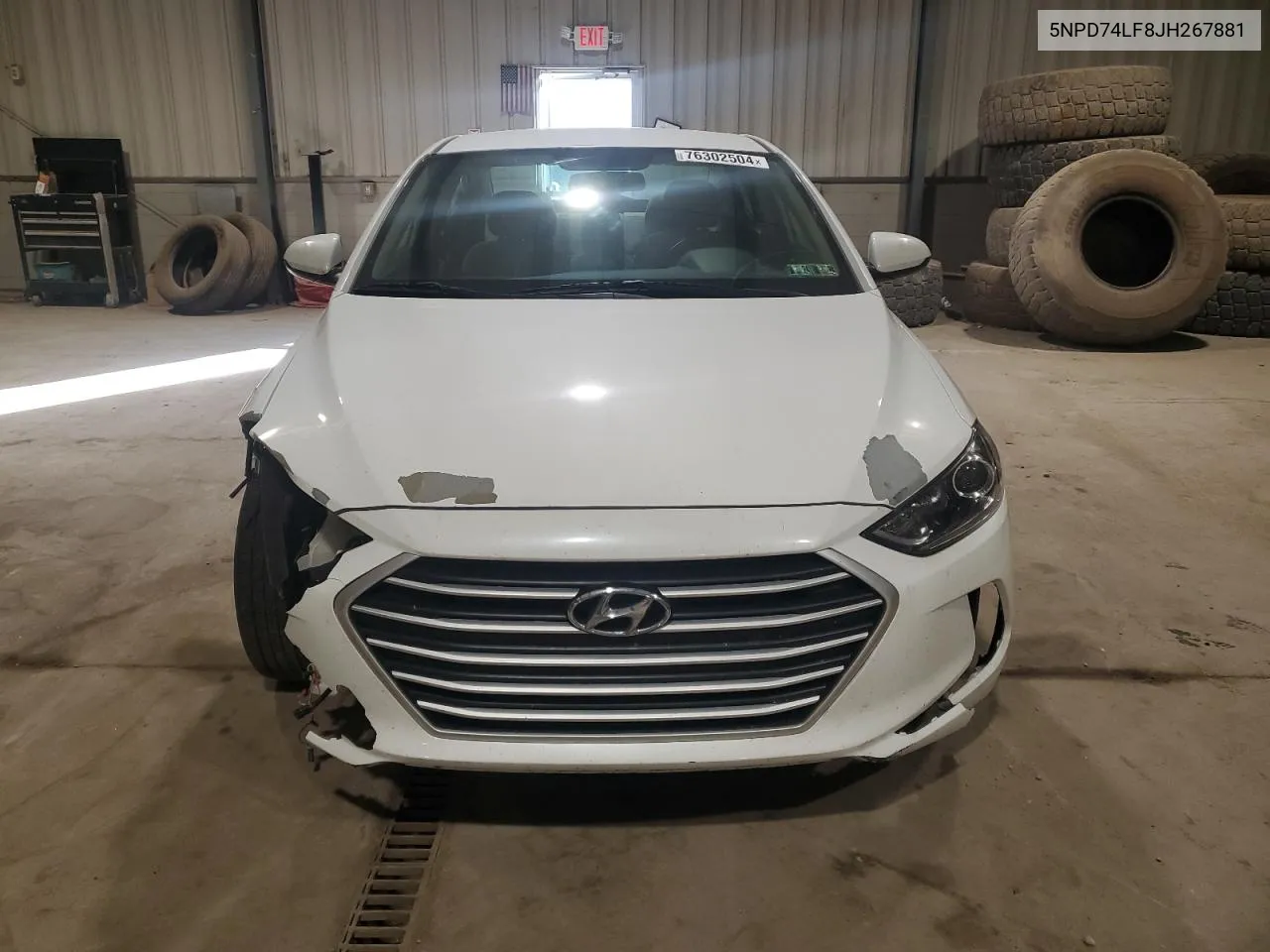 5NPD74LF8JH267881 2018 Hyundai Elantra Se