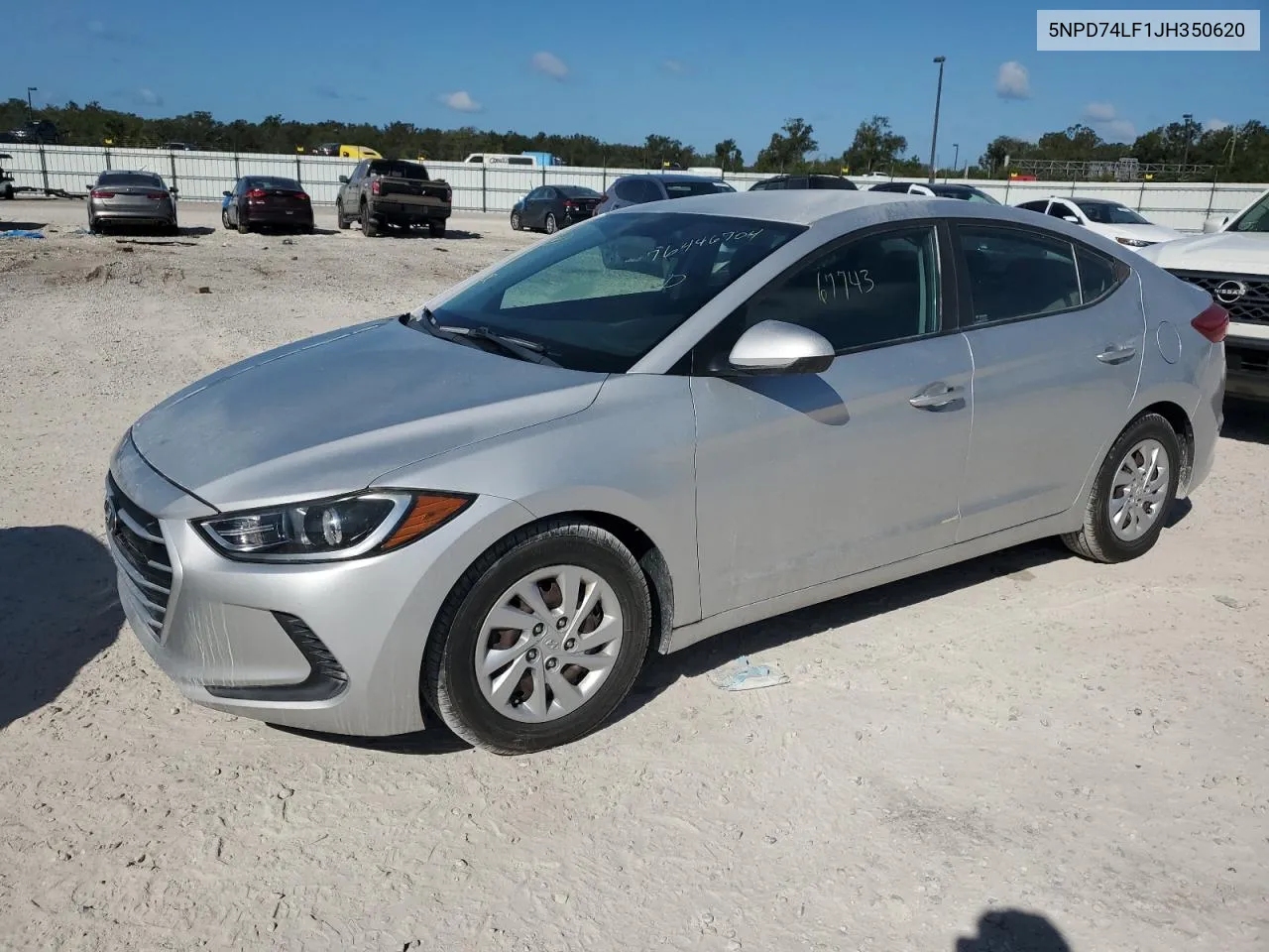 2018 Hyundai Elantra Se VIN: 5NPD74LF1JH350620 Lot: 76446704