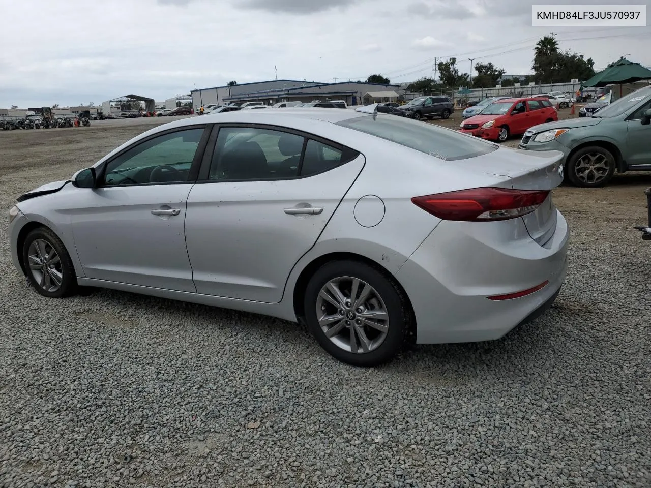 2018 Hyundai Elantra Sel VIN: KMHD84LF3JU570937 Lot: 76634534