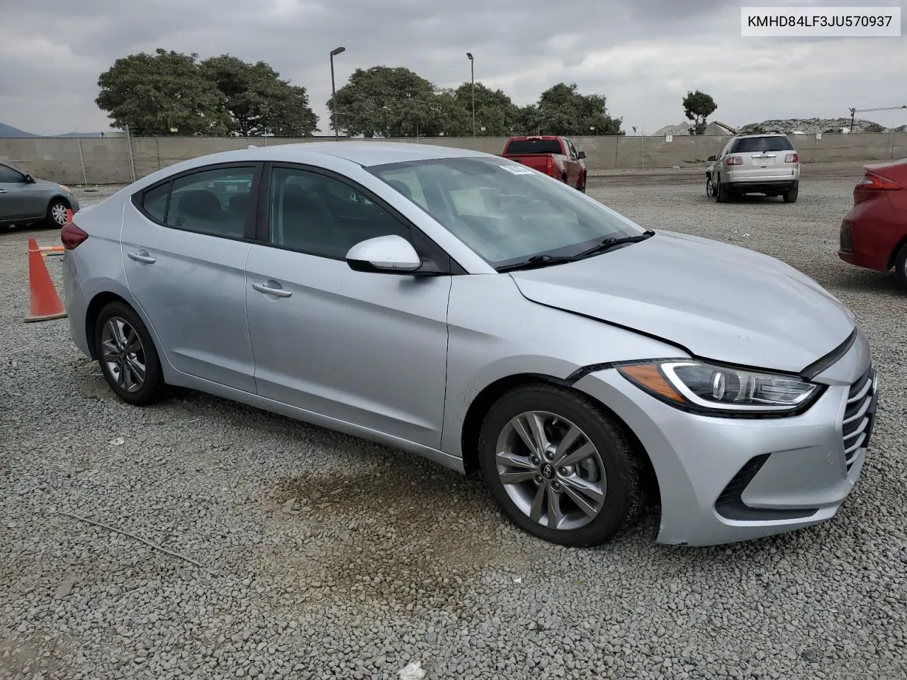 2018 Hyundai Elantra Sel VIN: KMHD84LF3JU570937 Lot: 76634534