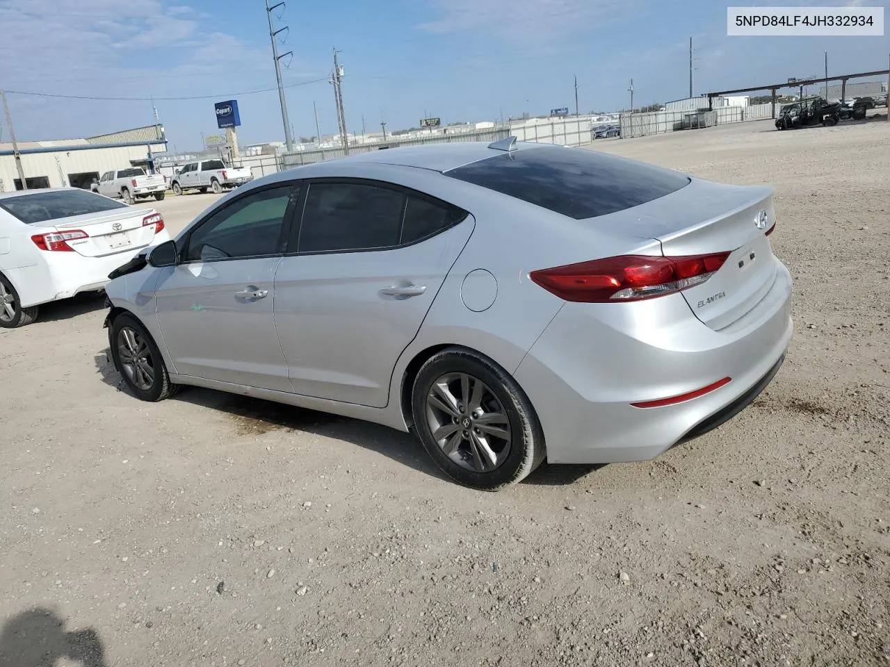 2018 Hyundai Elantra Sel VIN: 5NPD84LF4JH332934 Lot: 76733964