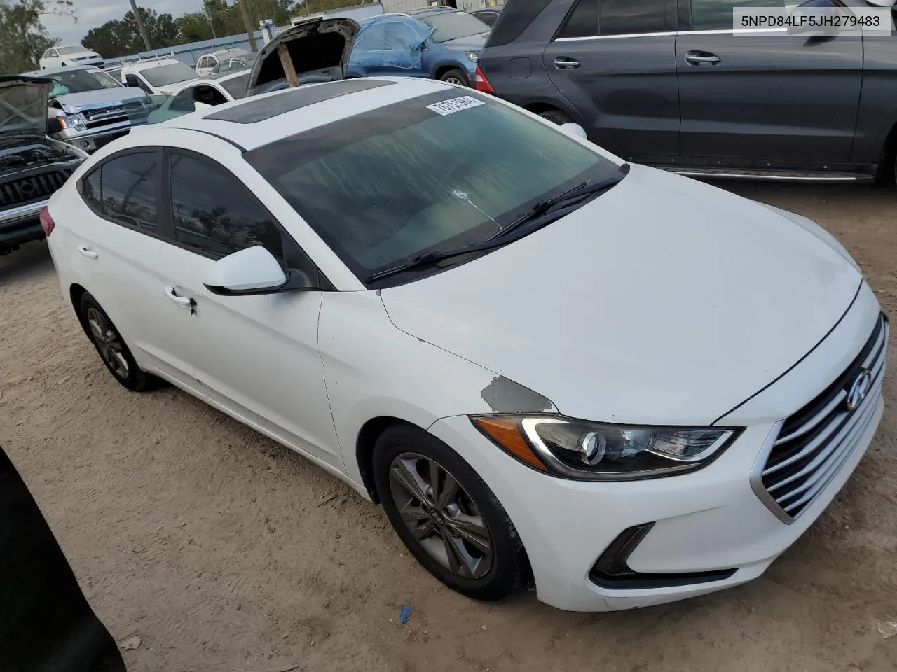 5NPD84LF5JH279483 2018 Hyundai Elantra Sel