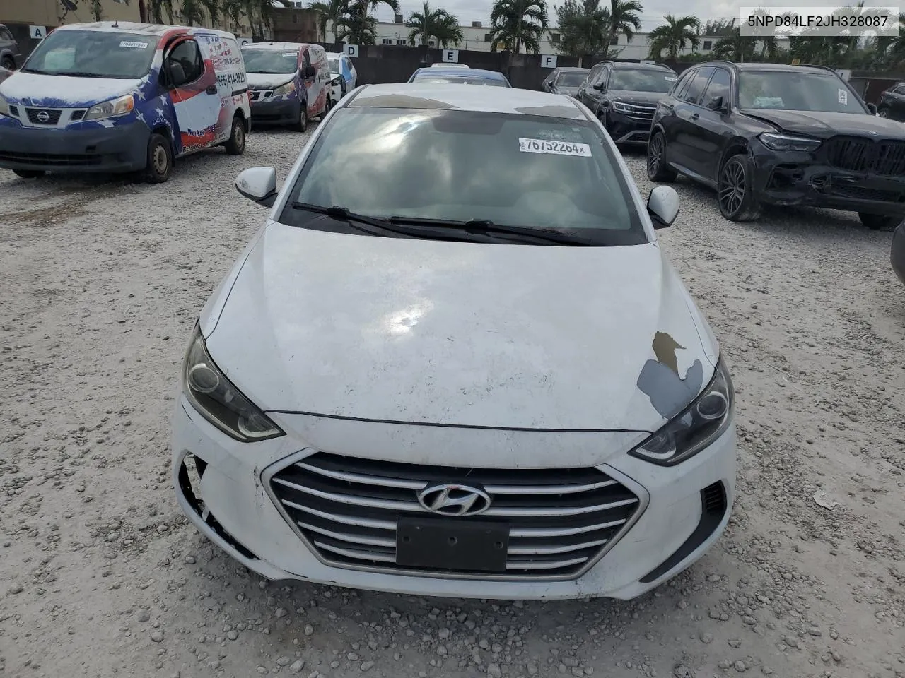 2018 Hyundai Elantra Sel VIN: 5NPD84LF2JH328087 Lot: 76752264