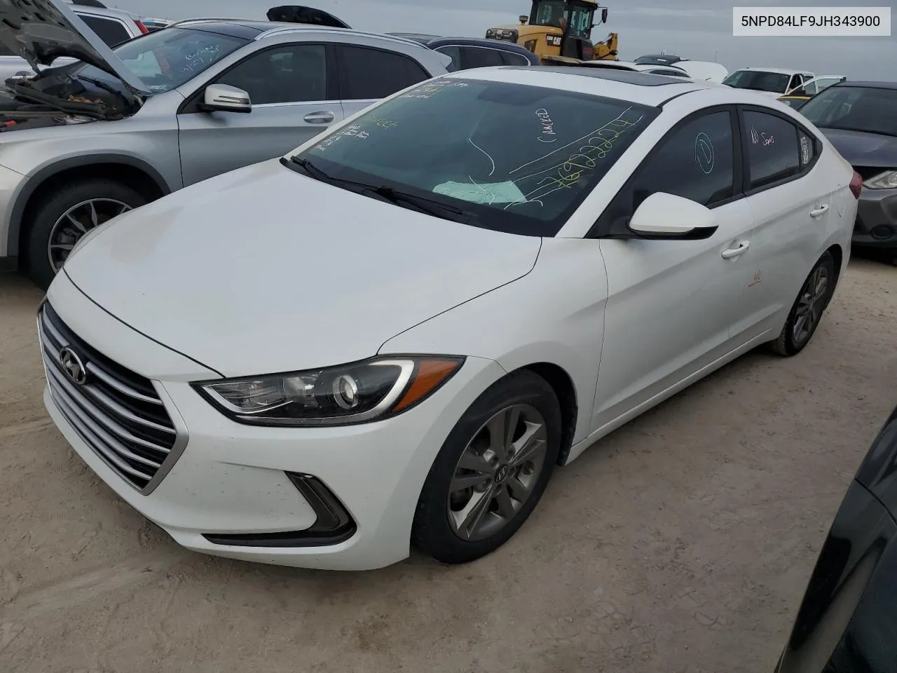 2018 Hyundai Elantra Sel VIN: 5NPD84LF9JH343900 Lot: 76922224