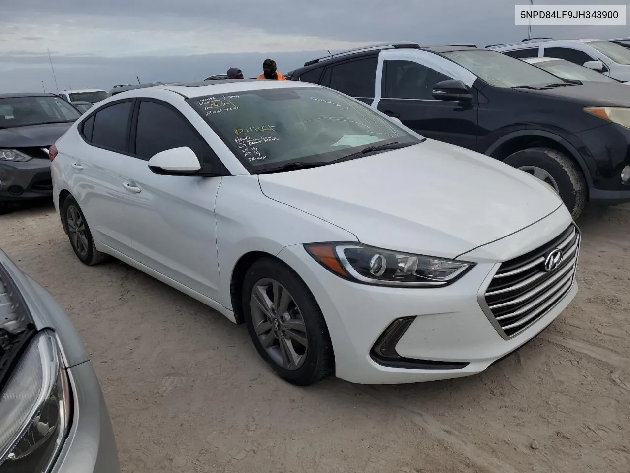 5NPD84LF9JH343900 2018 Hyundai Elantra Sel