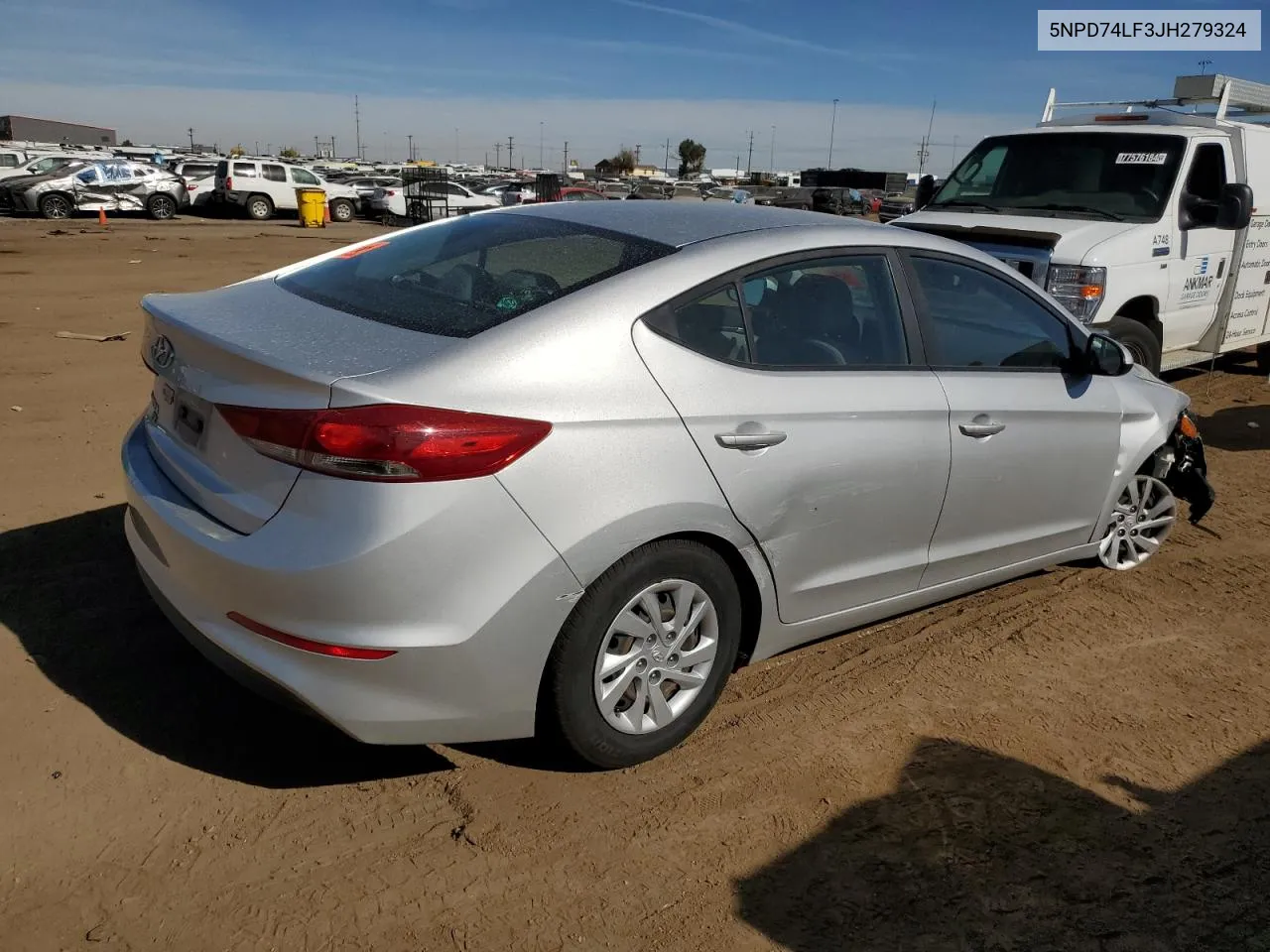 2018 Hyundai Elantra Se VIN: 5NPD74LF3JH279324 Lot: 77000314