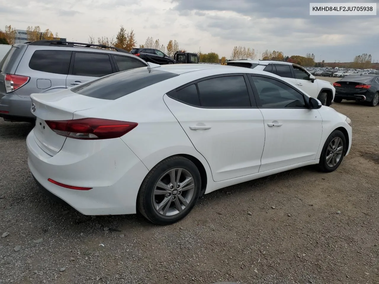 2018 Hyundai Elantra Sel VIN: KMHD84LF2JU705938 Lot: 77059184