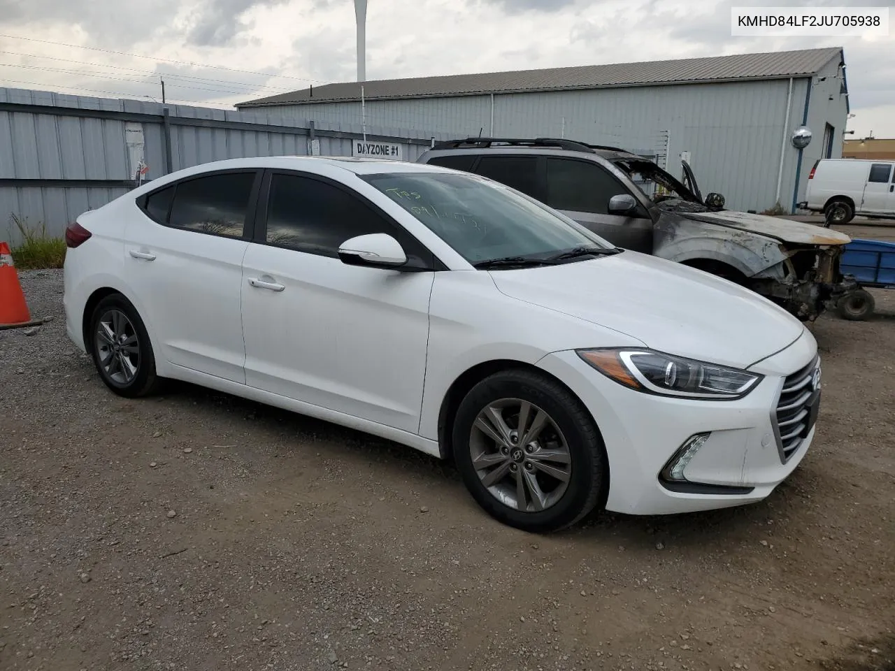 2018 Hyundai Elantra Sel VIN: KMHD84LF2JU705938 Lot: 77059184