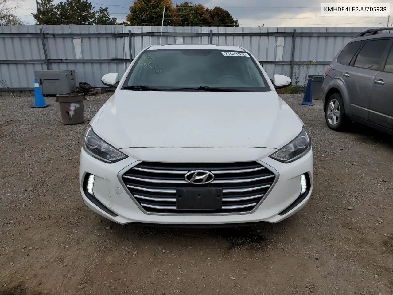 2018 Hyundai Elantra Sel VIN: KMHD84LF2JU705938 Lot: 77059184