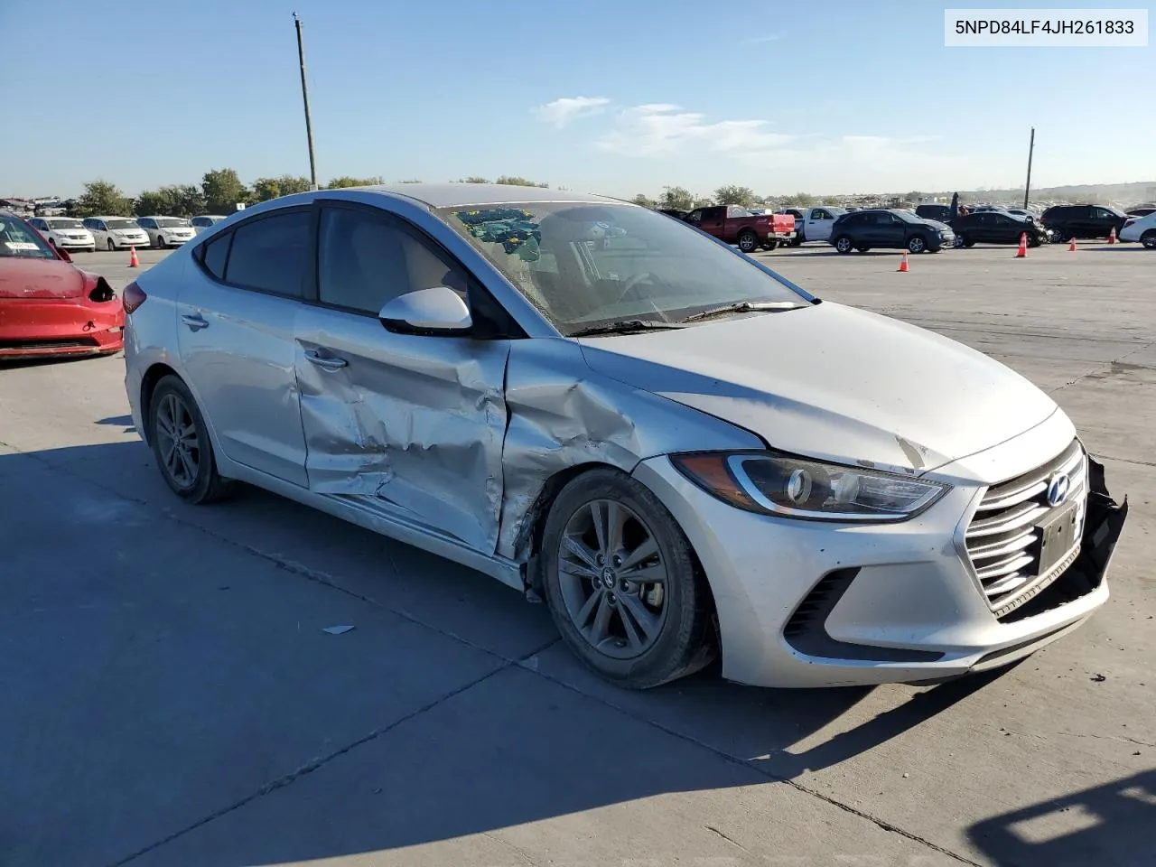 2018 Hyundai Elantra Sel VIN: 5NPD84LF4JH261833 Lot: 77063084