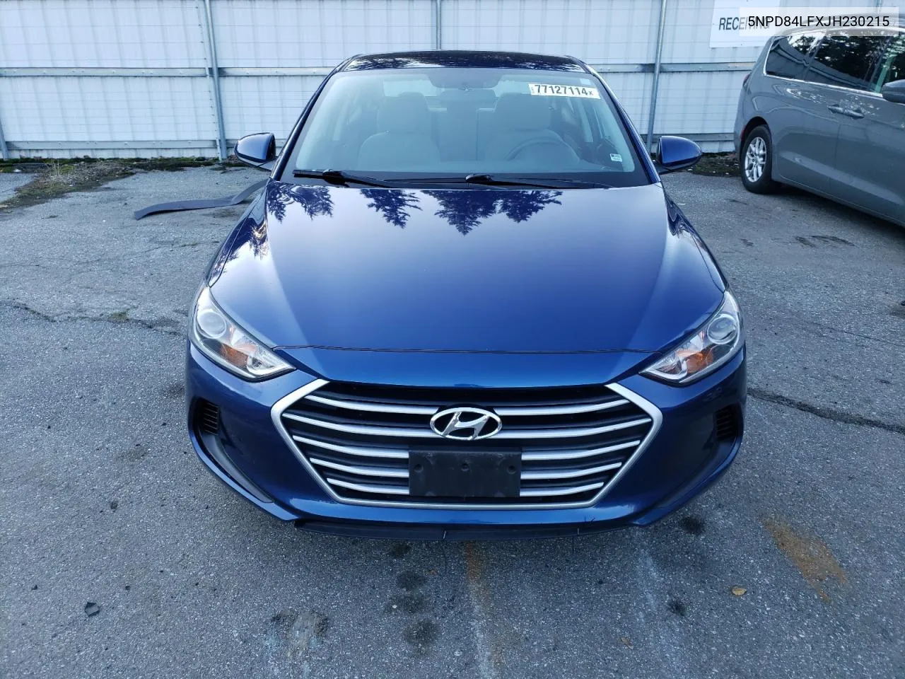 2018 Hyundai Elantra Sel VIN: 5NPD84LFXJH230215 Lot: 77127114