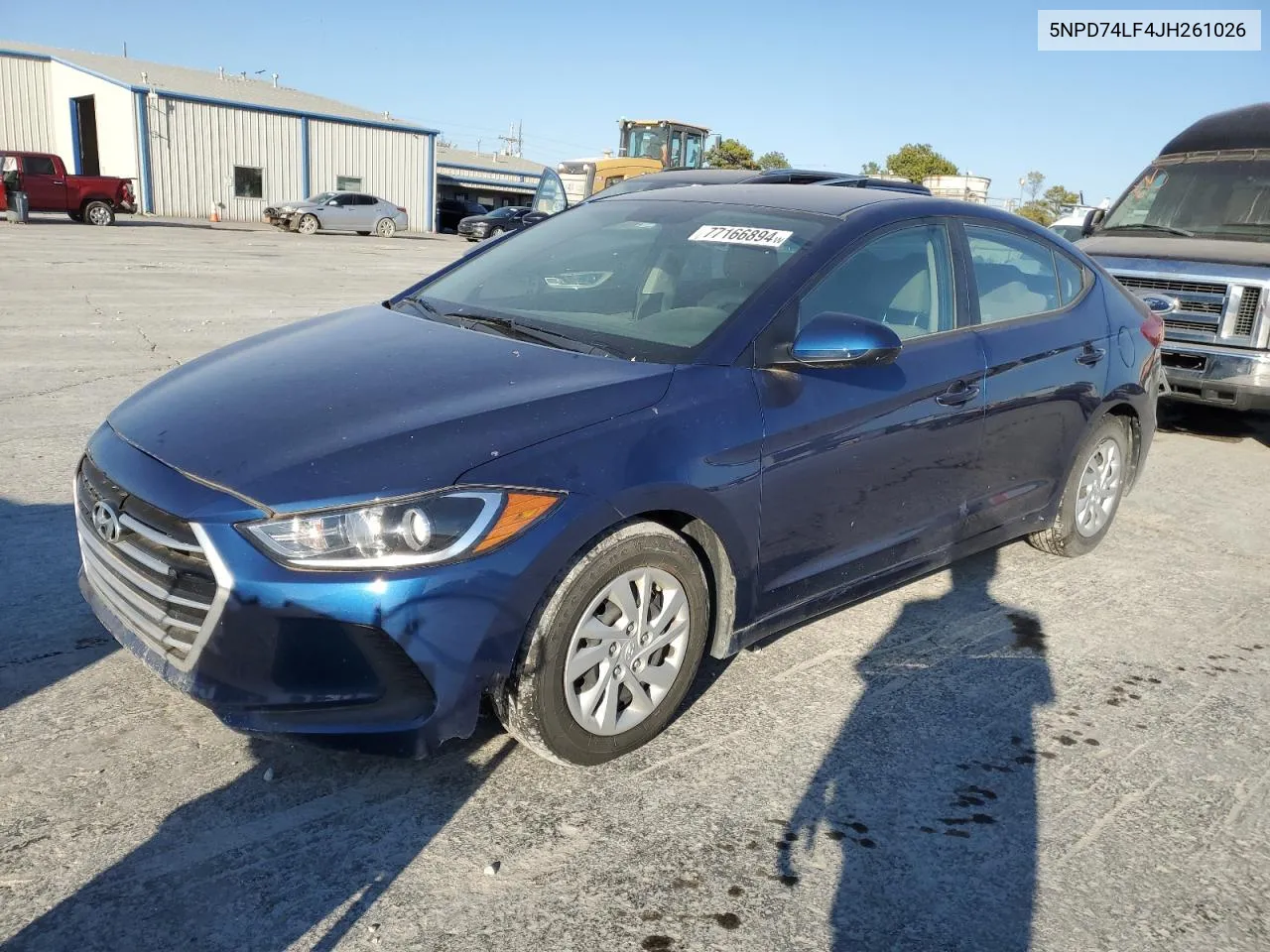 5NPD74LF4JH261026 2018 Hyundai Elantra Se