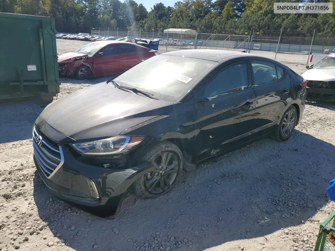 2018 Hyundai Elantra Sel VIN: 5NPD84LF7JH371856 Lot: 77240434