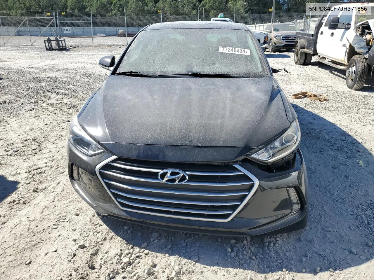 2018 Hyundai Elantra Sel VIN: 5NPD84LF7JH371856 Lot: 77240434