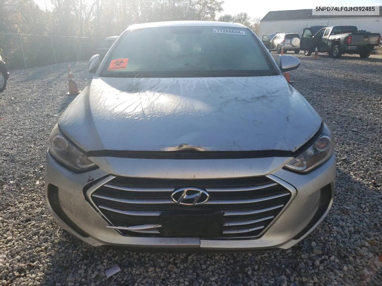 5NPD74LF0JH392485 2018 Hyundai Elantra Se