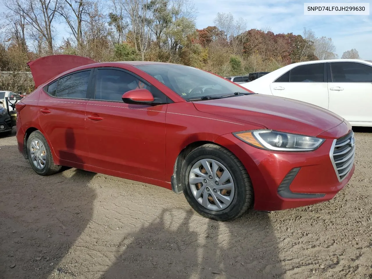 2018 Hyundai Elantra Se VIN: 5NPD74LF0JH299630 Lot: 77308894