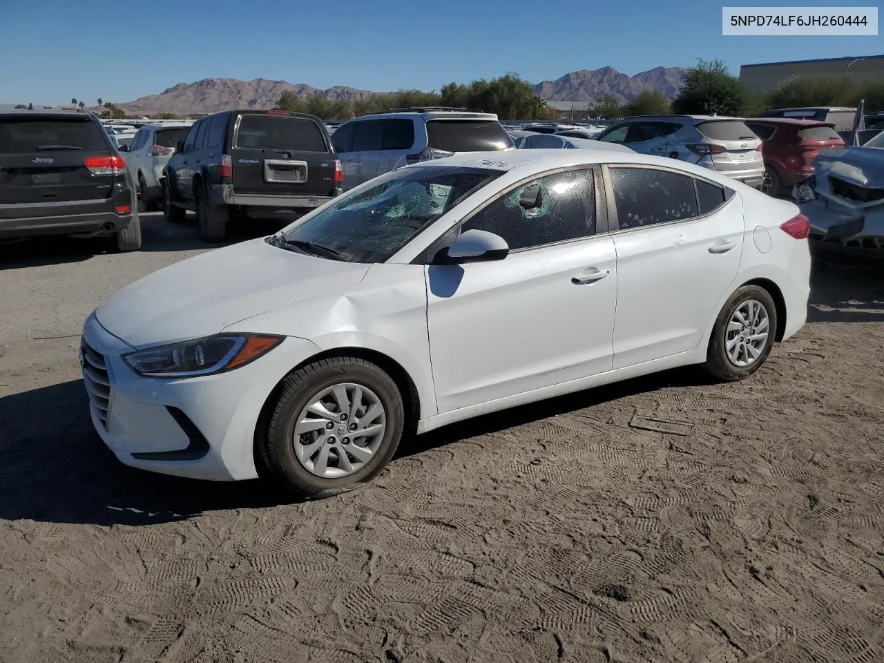 2018 Hyundai Elantra Se VIN: 5NPD74LF6JH260444 Lot: 77463714